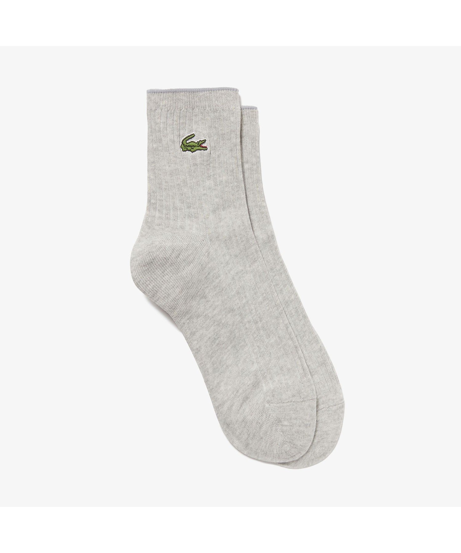 Носки LACOSTE короткие Gray с логотипом