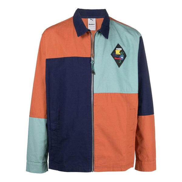 

Куртка butter goods overshirt jackets 'navy' Puma, синий