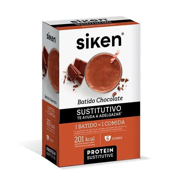 

Заменитель, который помогает похудеть Protein Sustitutive Batido Chocolate Siken, 6 UD