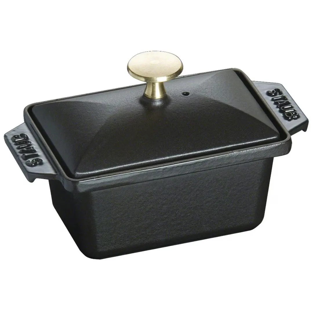 

Чугунный прямоугольный террин Staub, черный
