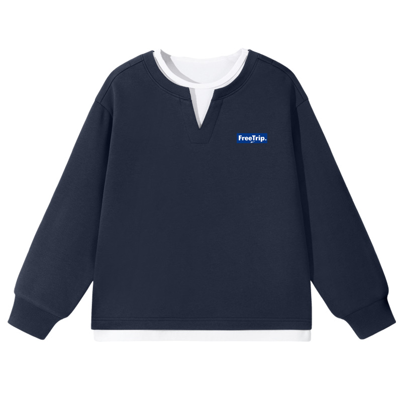 

Детский свитшот с круглым вырезом Moderate WARRIOR, темно-синий/h freedom travel k