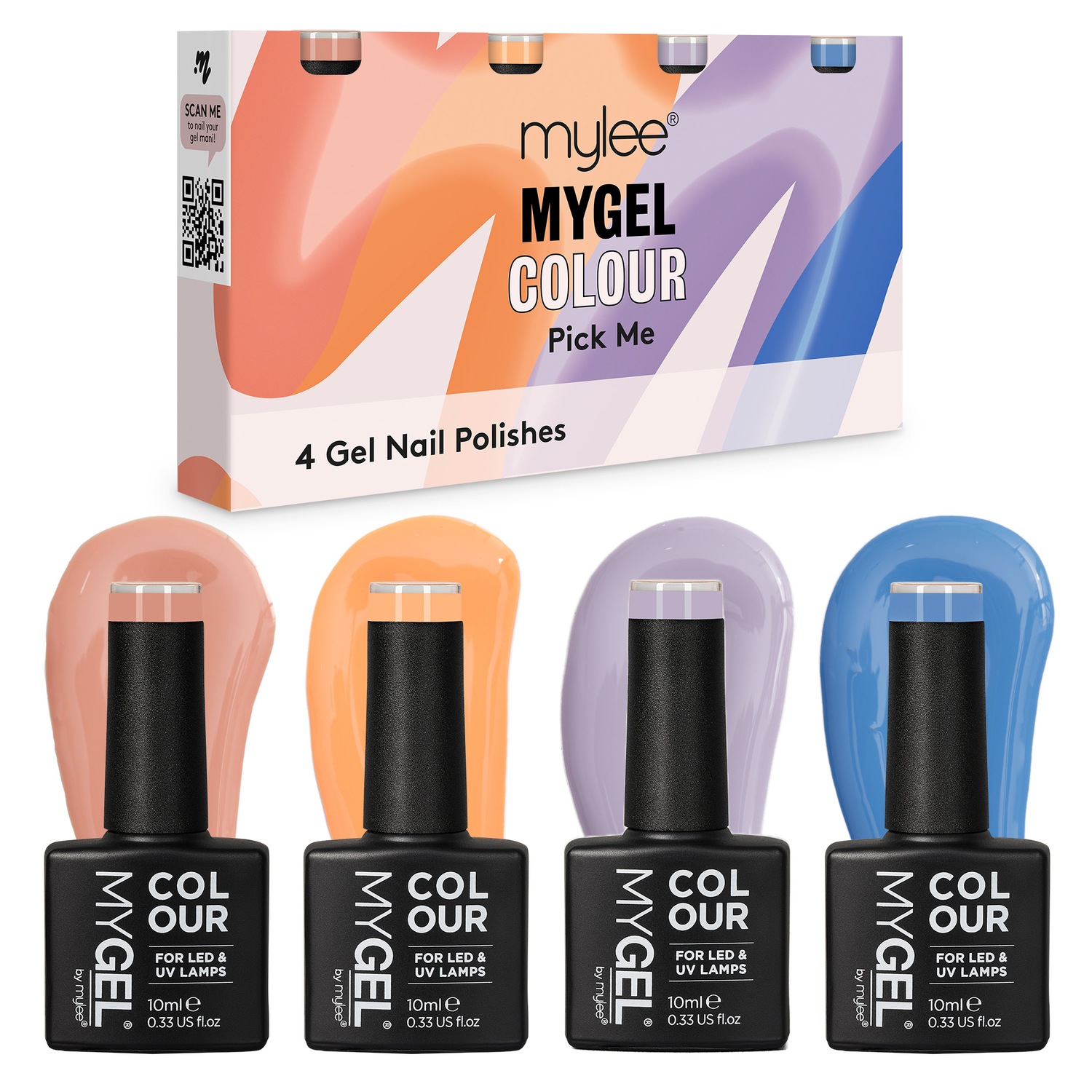 Лак для ногтей mygel quad gel-nagellack-set Mylee, pick me — фото 4