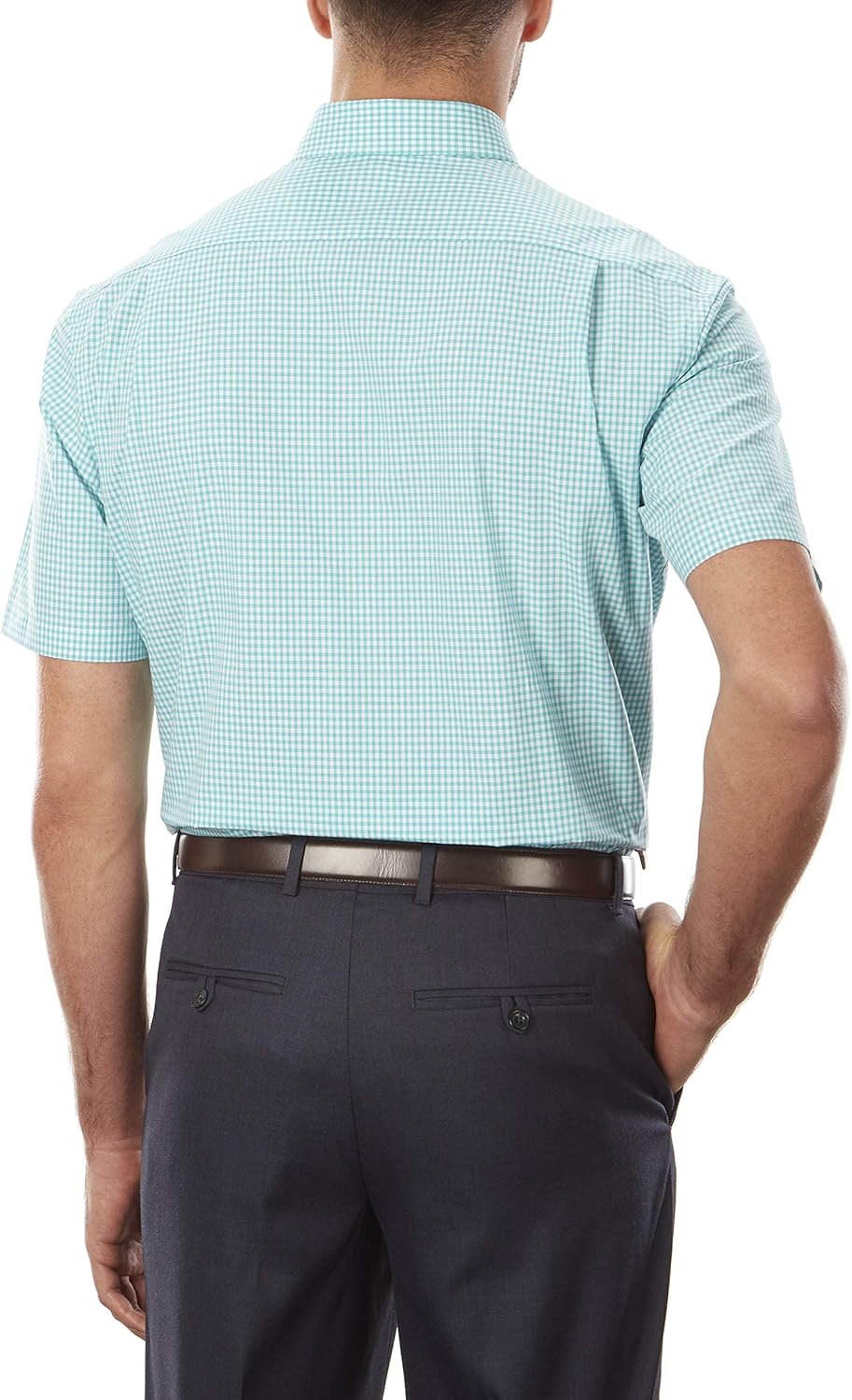 Рубашка Tommy Hilfiger с коротким рукавом и застежкой на пуговицы, Turquoise — фото 2