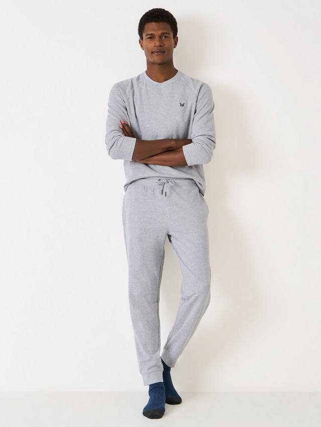 

Хлопковые джоггеры с кулиской Crew Clothing, Gunmetal Grey