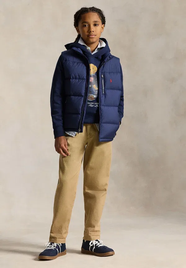 Жилет Gorham Down Vest 7 14y Waistcoat Polo Ralph Lauren, цвет ньюпорт-нави — фото 2