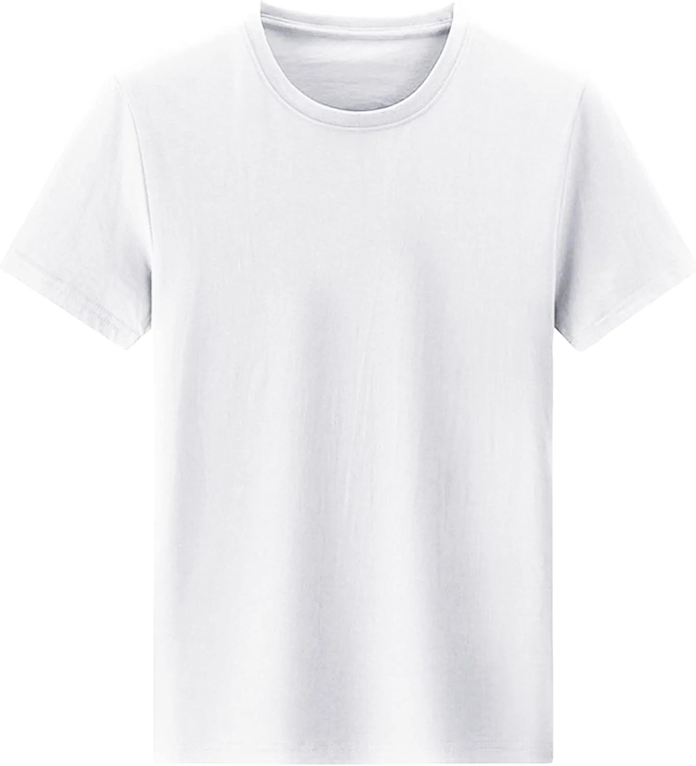 

Мужская футболка с круглым вырезом для тренировок, летняя, однотонная, хлопок DGHM-JLMY