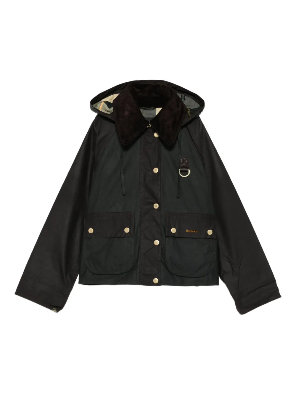 

Куртка Reighton с капюшоном Barbour, зеленый