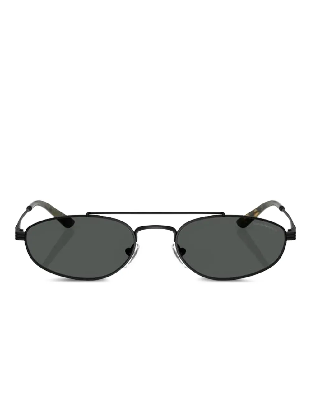 

Солнцезащитные очки в овальной оправе EMPORIO ARMANI, черный