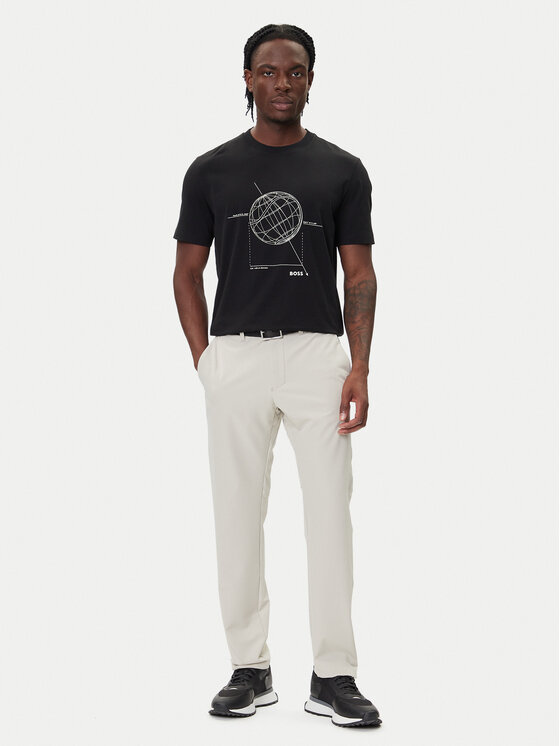 Футболка relaxed fit League GRX 50549413 Boss, черный — фото 2