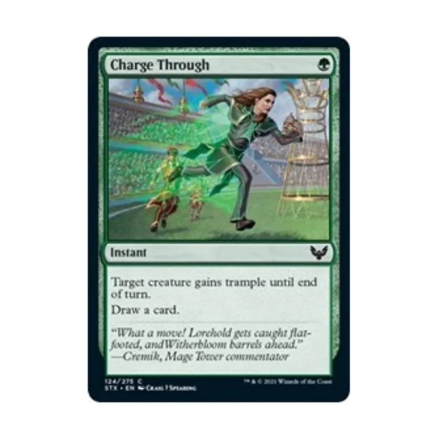 

CCG Заряд через (С), MTG - Strixhaven - School of Mages