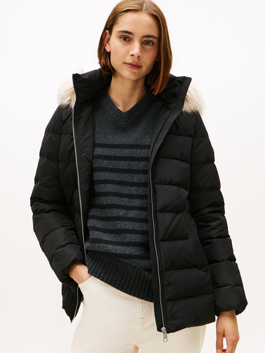 Зимняя куртка TOMMY HILFIGER, Black — фото 2