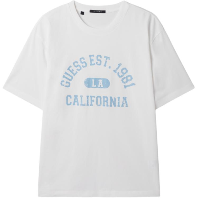 

GUESS Футболка унисекс белая