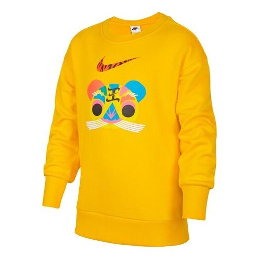 

Толстовка cny new year's edition fleece stay warm round neck pullover boy university gold Nike, золотой