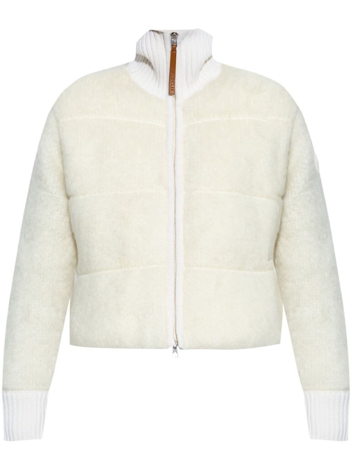 

Moncler куртка-пуховик на молнии, нейтральный цвет