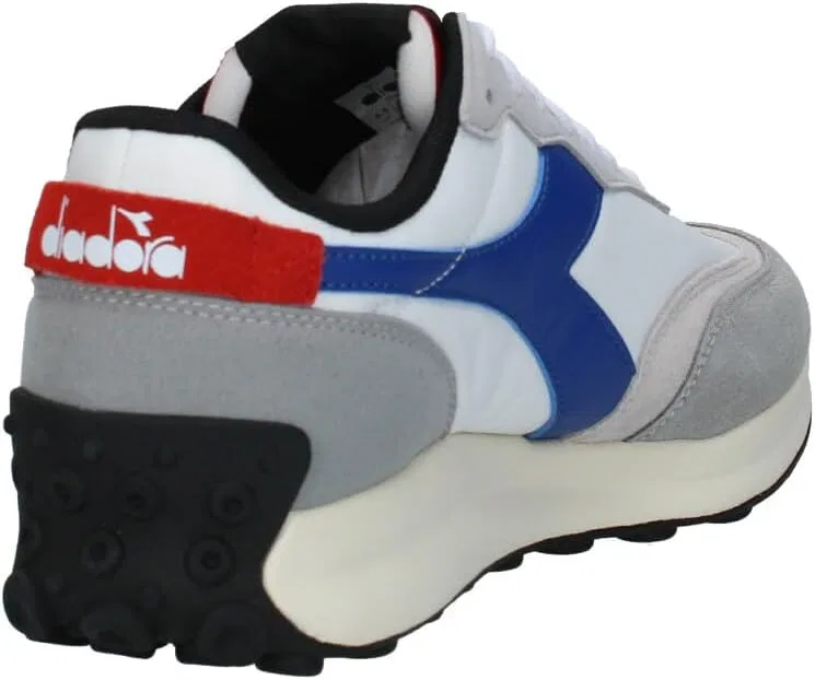 Кроссовки Diadora Race Nyl, C1917 Corsair Super White Carmine King — фото 4