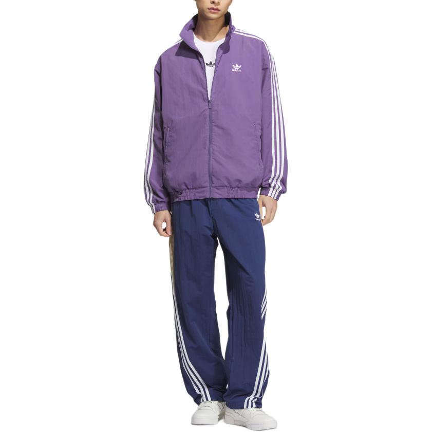 Adidas Originals Курка FirebirdTRACK TOP мужская технологичная фиолетовая, Technology Purple — фото 4