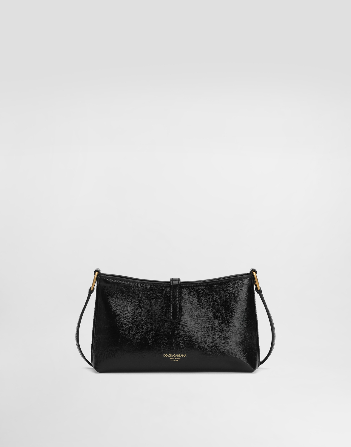 Сумка на плечо lock из телячьей кожи Dolce & Gabbana, черный — фото 4