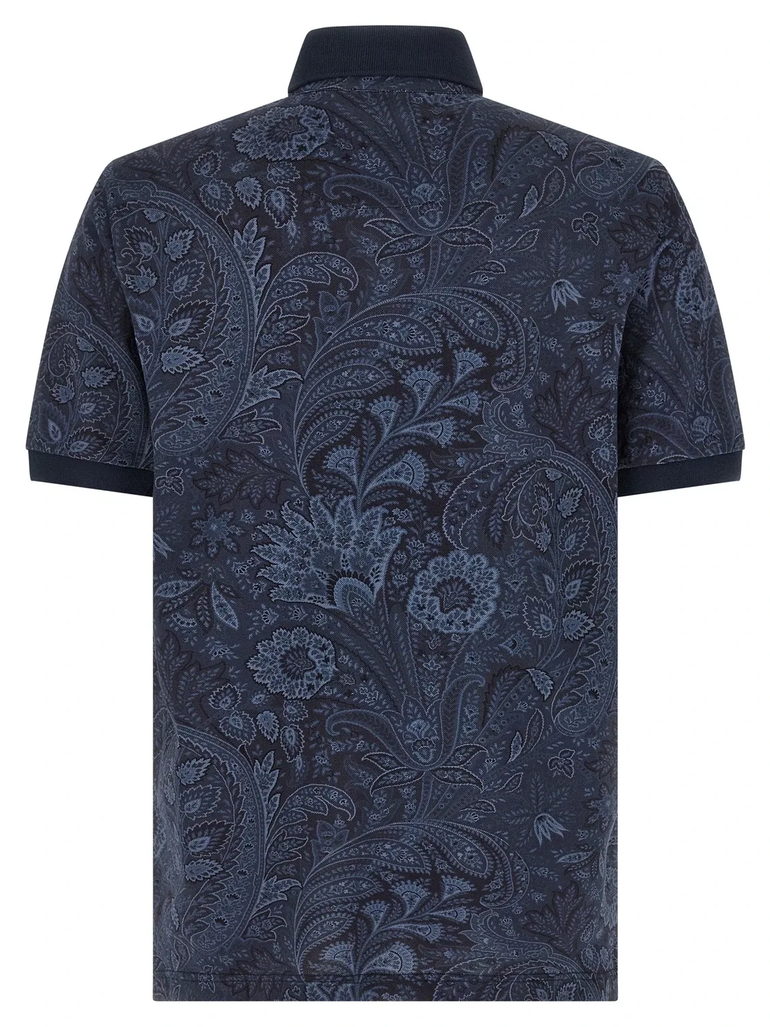 Поло с узором «Arnica Paisley» ETRO, синий — фото 2