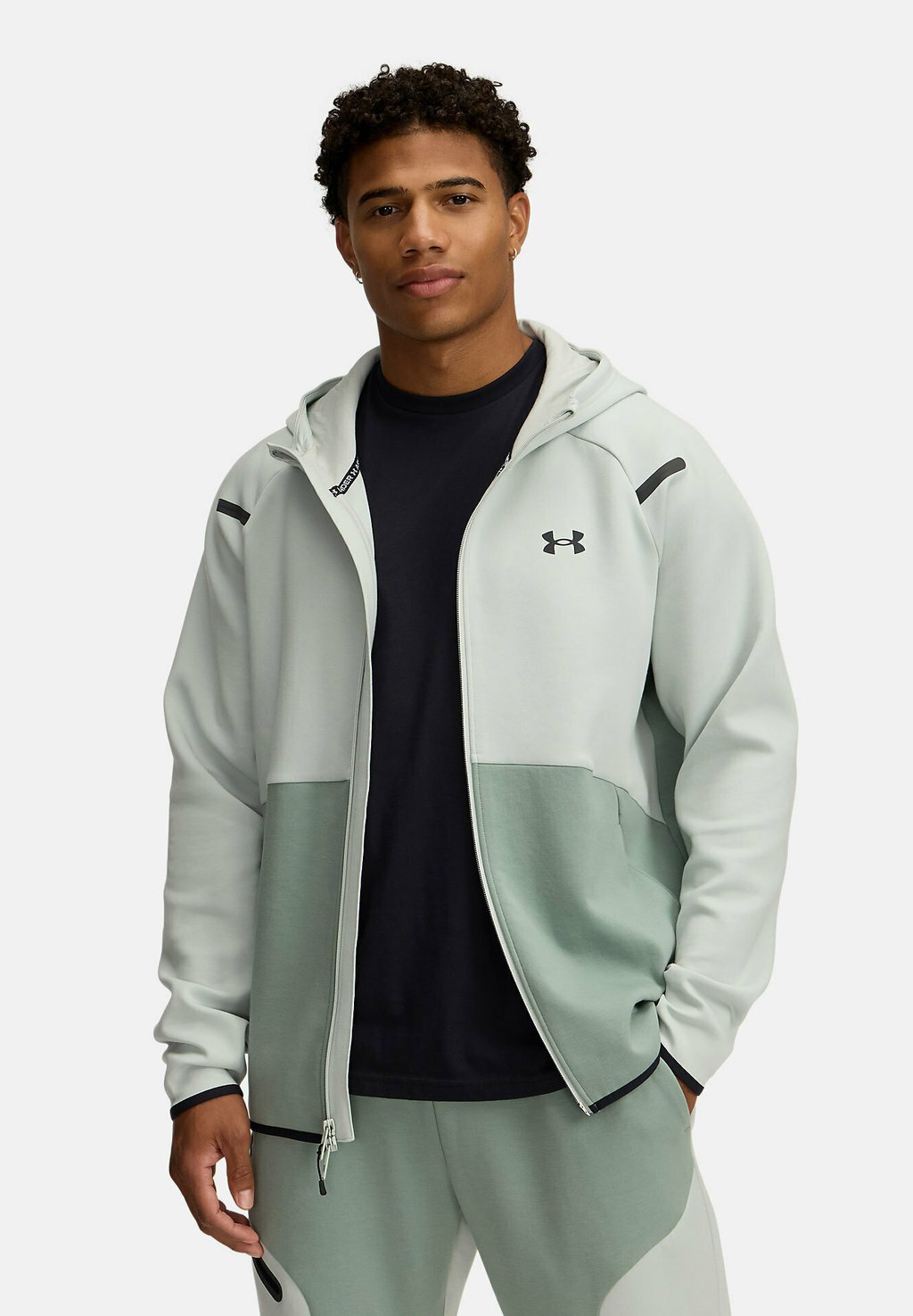 

Толстовка на молнии UNSTOPPABLE FLEECE Under Armour, светло-зеленый