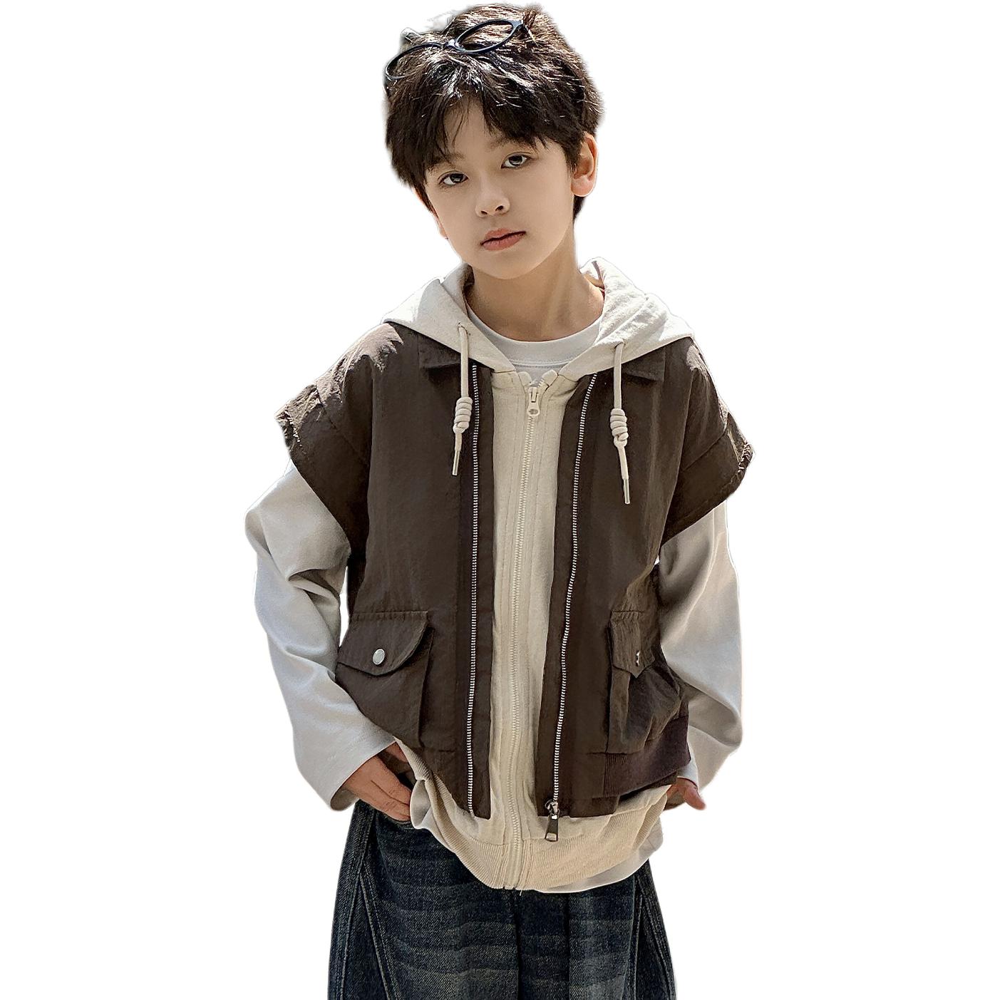 

Куртка с капюшоном Grade School EASTERN CAMEL, coffee