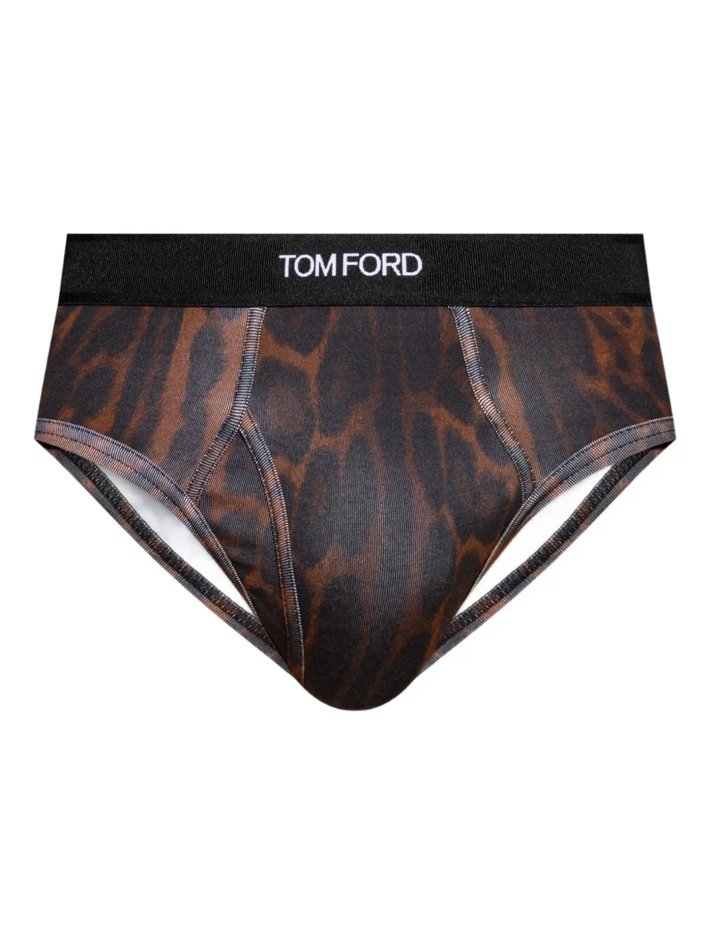 

Трусы с леопардовым принтом TOM FORD, коричневый