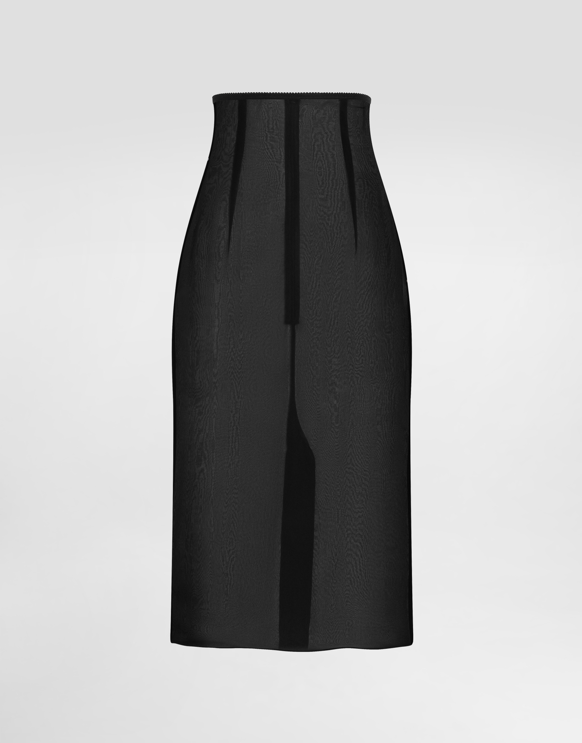 

Шифоновая юбка-миди из вуали Dolce & Gabbana, черный