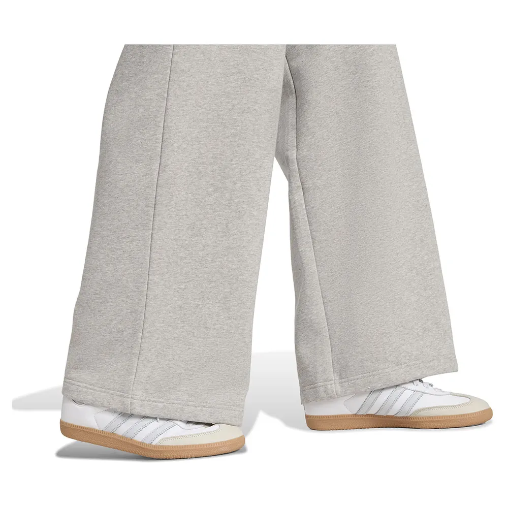 Брюки adidas Originals Essentials Wide Leg Fleece, серый — фото 4
