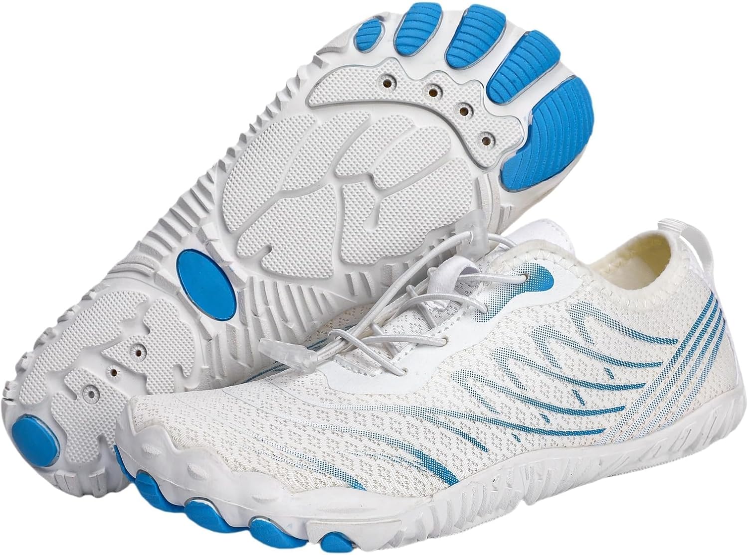 

Женские кроссовки Zureto Barefoot Shoes, обувь Hike Grounded Barefoot для женщин и мужчин с нейропатией, голубой