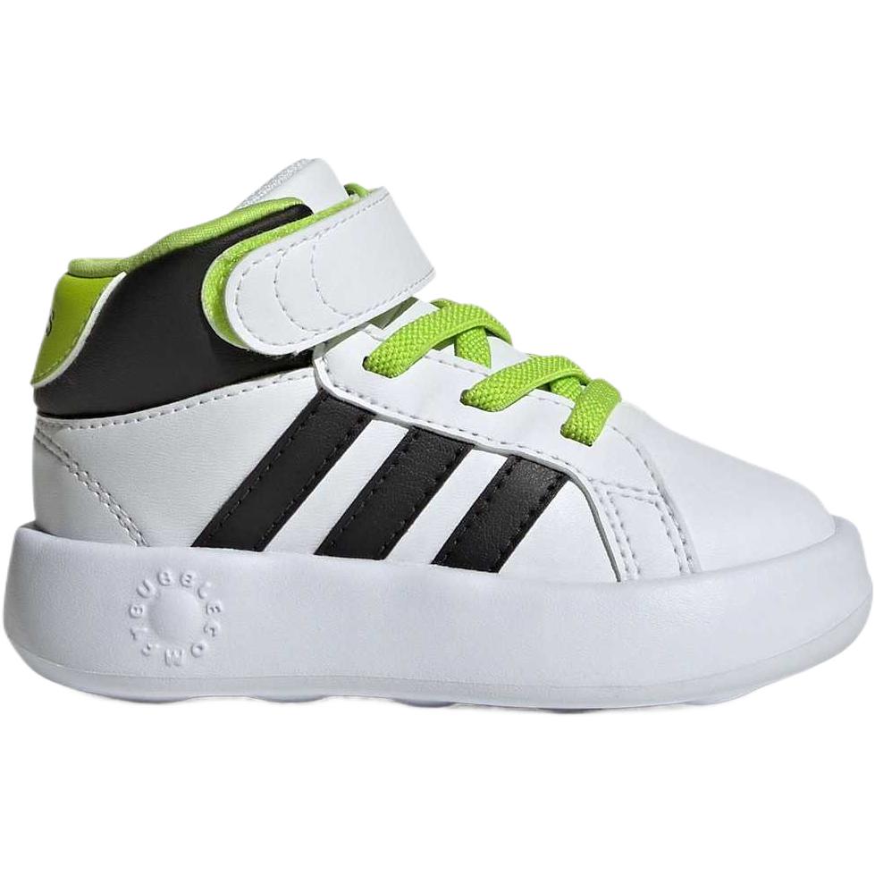 Grand Court детская обувь для малышей Adidas, белый/ярко-розовый/светло-серый — фото 2