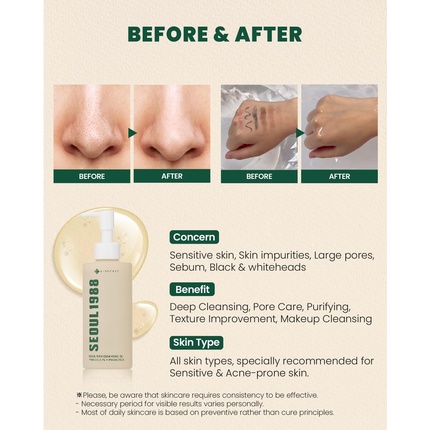 Очищающее масло Ksecret Seoul 1988 Pine Cica 1% Probiotics 200ml — фото 3