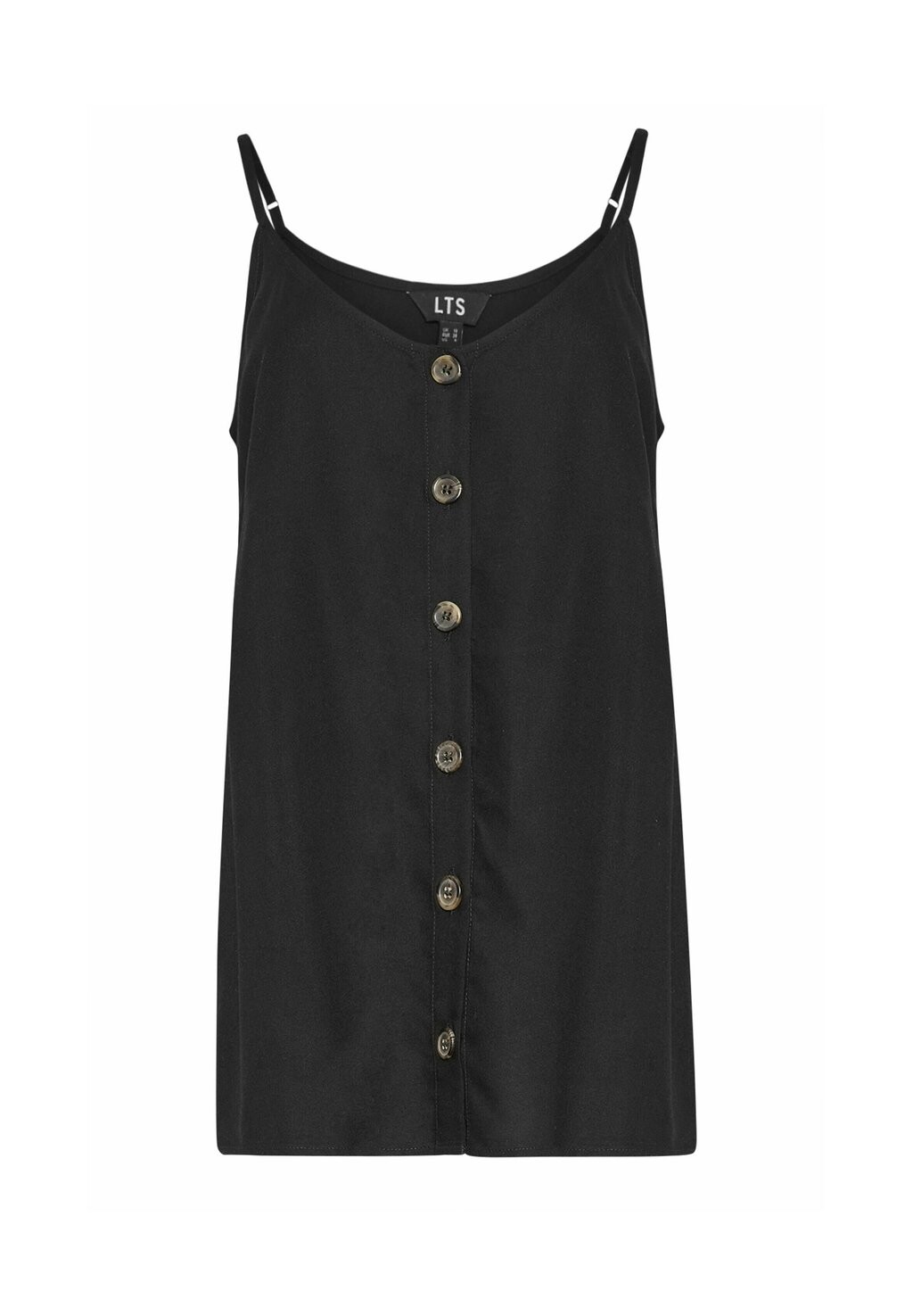 

Блузка Button Through Cami Long Tall Sally, черная