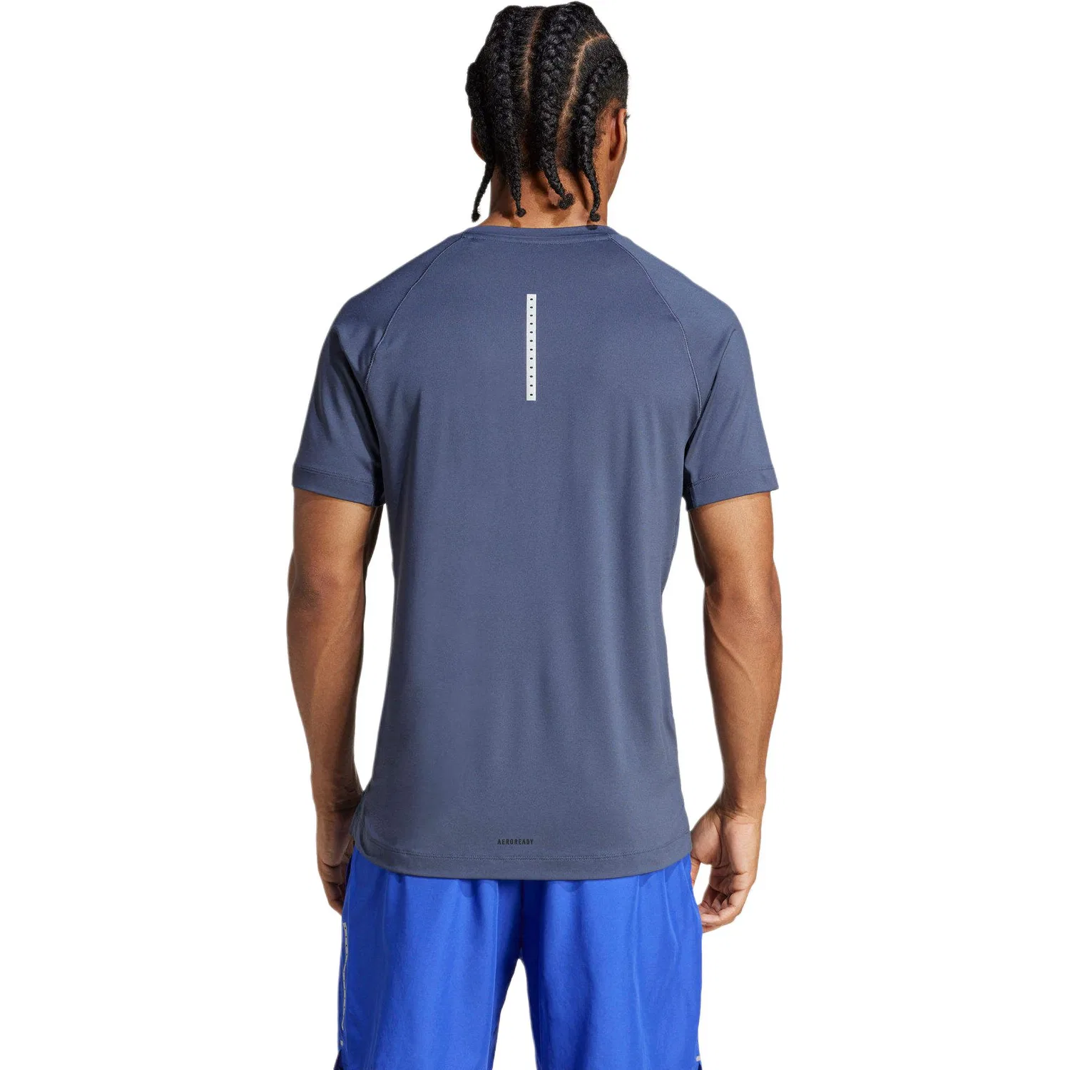 Футболка SportPerformance GYM+AEROREADY мужская Blue Adidas — фото 3