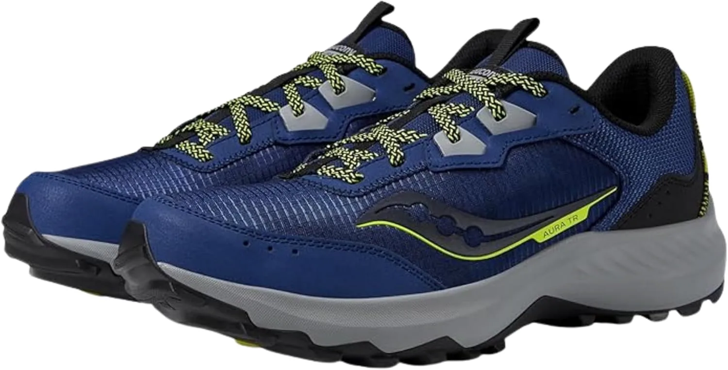Кроссовки Saucony для мужчин Aura Tr, индиго/черный — фото 3
