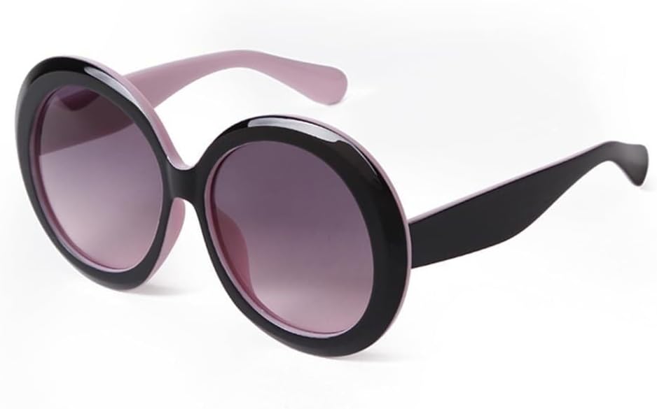 

Большие круглые солнцезащитные очки для женщин и мужчин, увеличенные солнцезащитные очки с градиентными линзами, коричневые оттенки, женская защита от УФ-излучения UV400 LXLHWN, C13