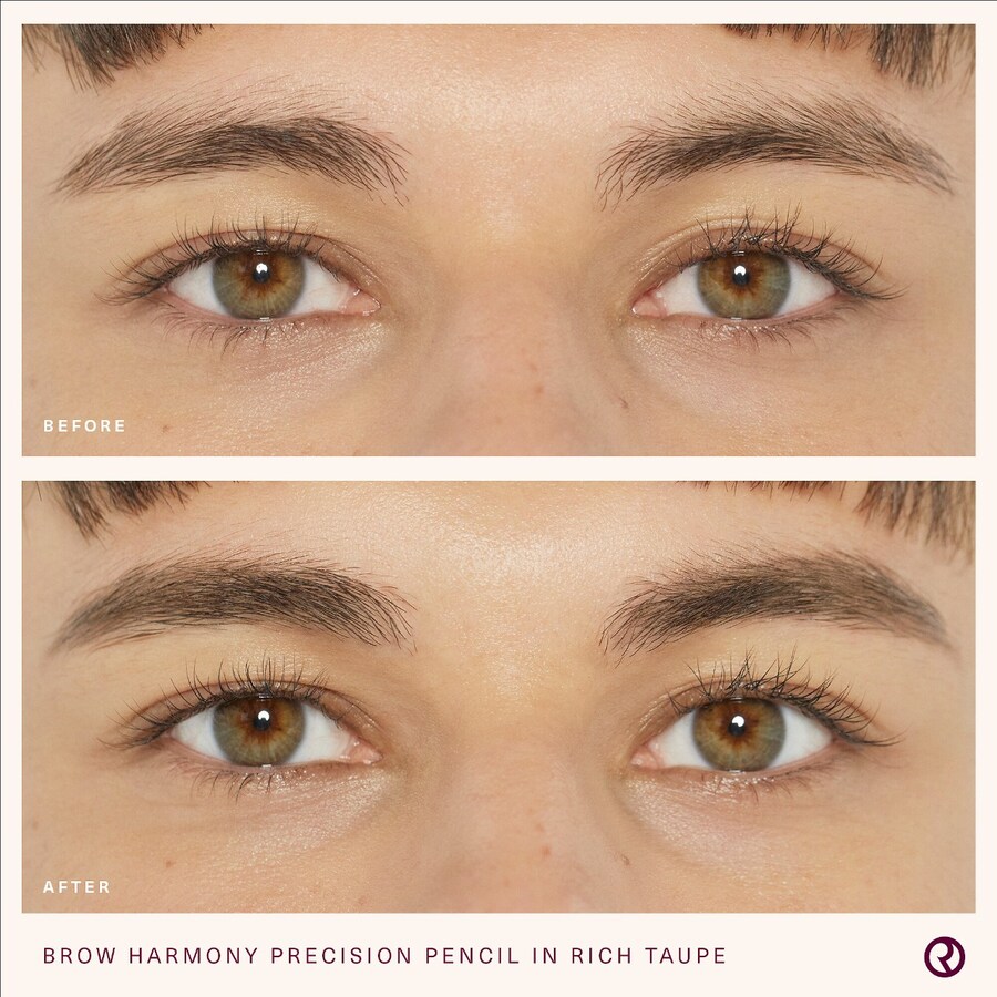 Карандаш для бровей Brow Harmony Precision Rare Beauty by Selena Gomez, 0.003 oz /0.08g, Rich Taupe — фото 2