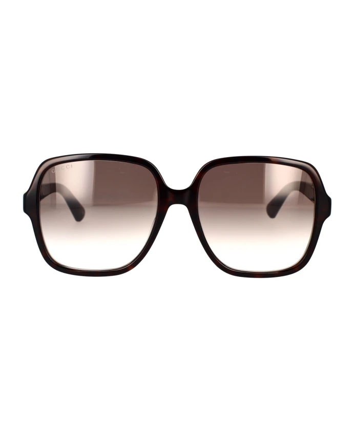 

Массивные квадратные солнцезащитные очки gg1189s 003 Gucci, коричневый