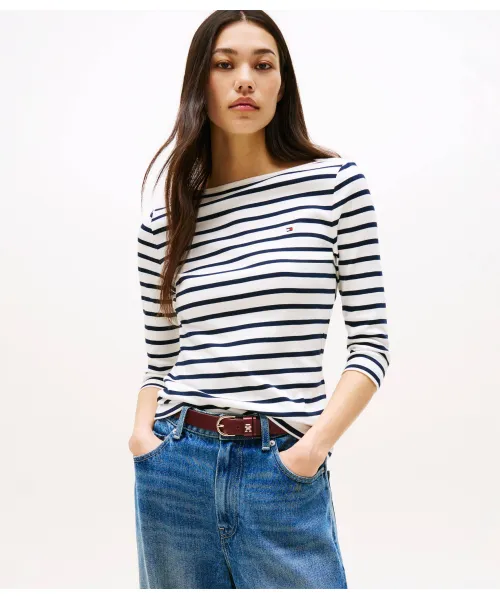 

Новая блузка Коди Slim fit Tommy Hilfiger, бежевый