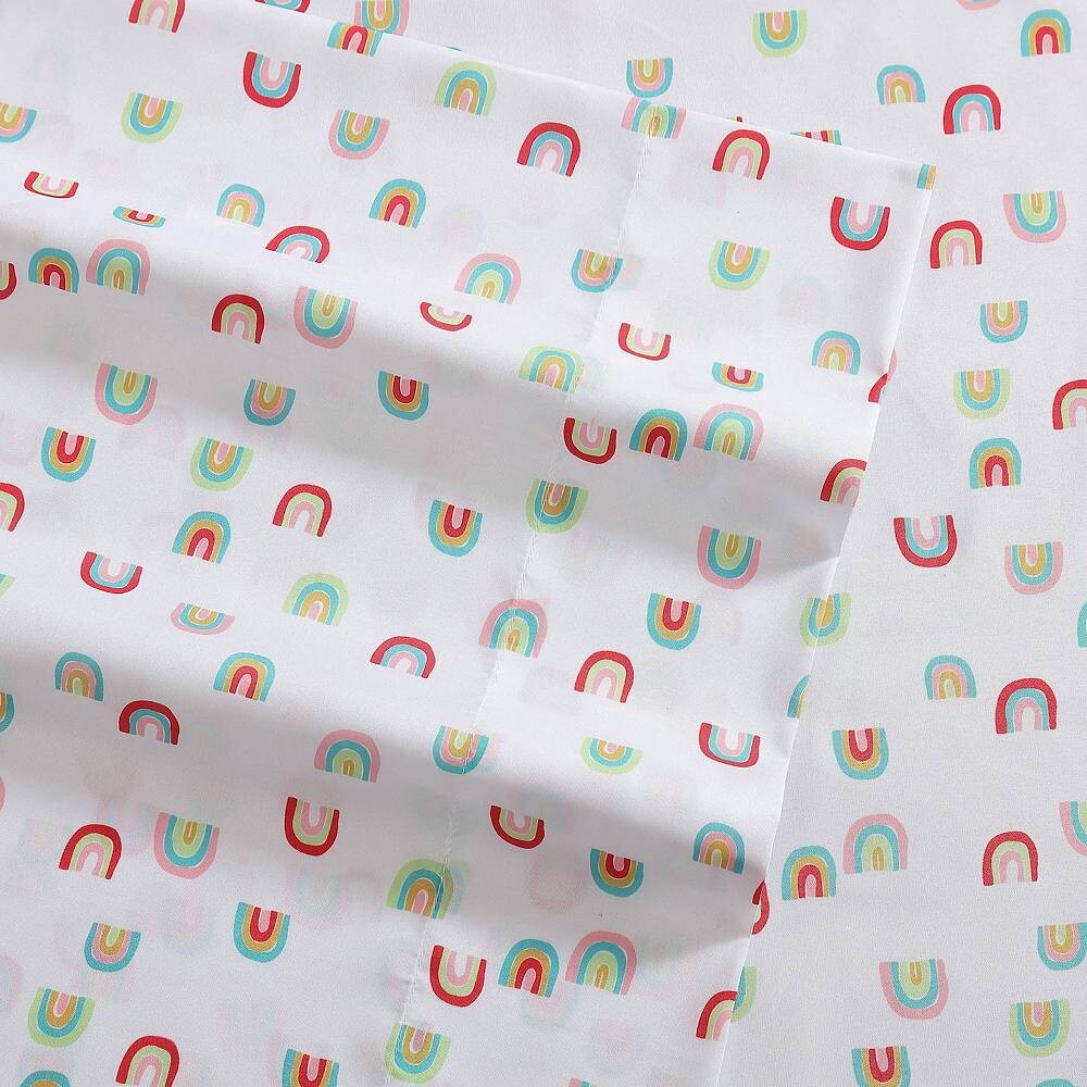 

Комплект простыней с принтом Eddie Bauer Kids и наволочками, цвет Rainbow