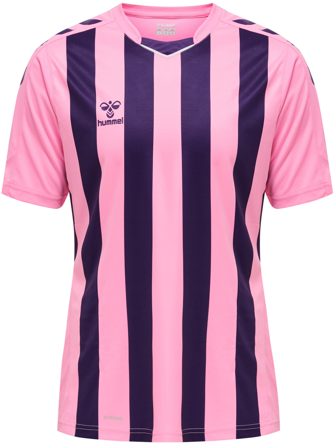 

Рубашка Hummel Trikot S/S Hmlcore Xk Striped Jersey S/S, цвет COTTON CANDY/ACAI