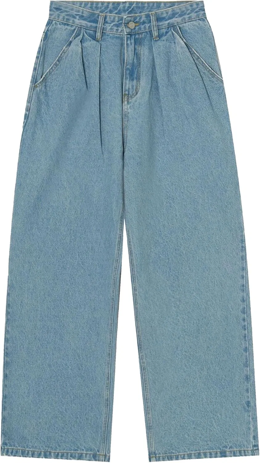 Джинсы свободные Wide Leg Jeans Light Blue