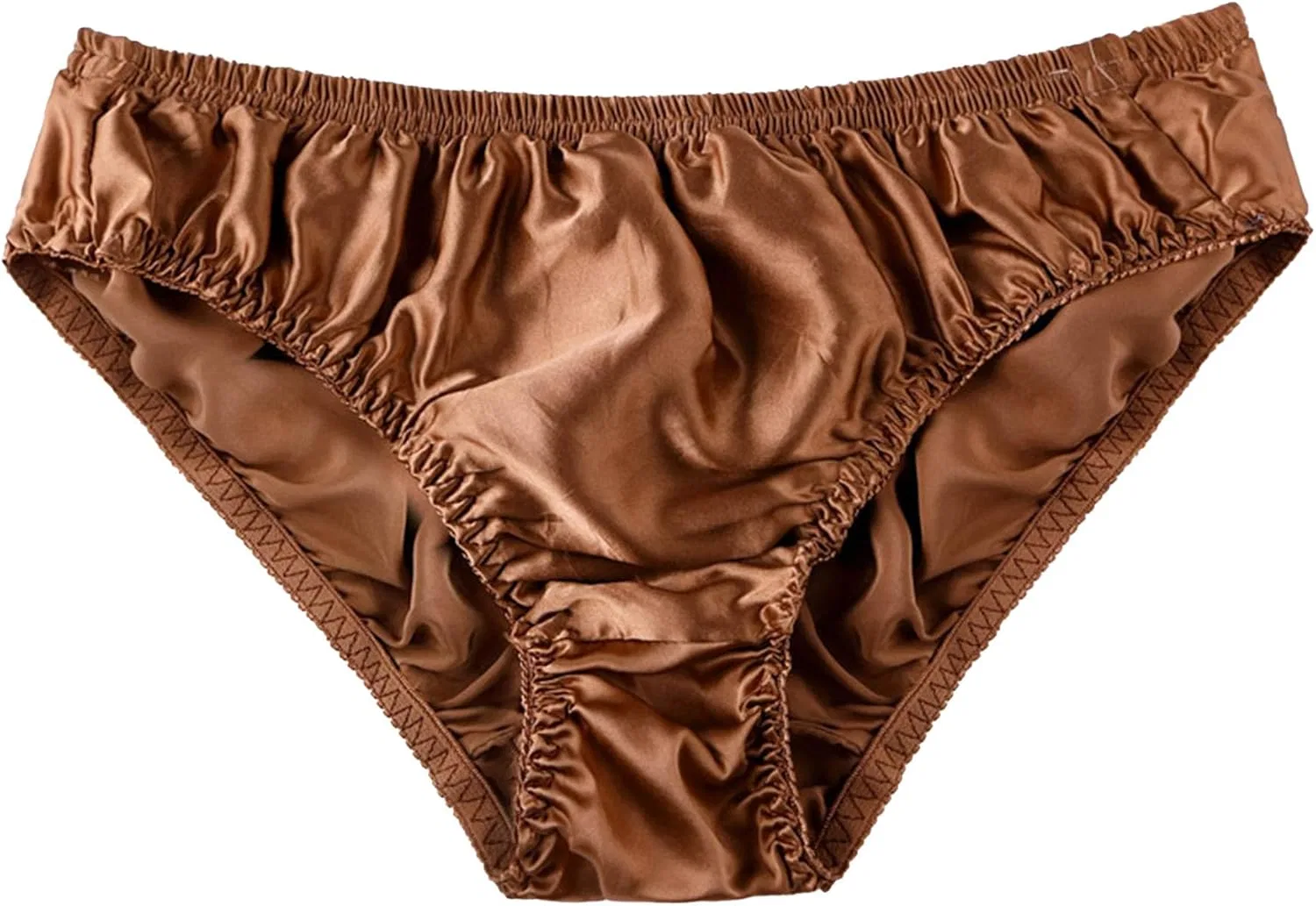 Боксеры, шелк, Coffee-1pc