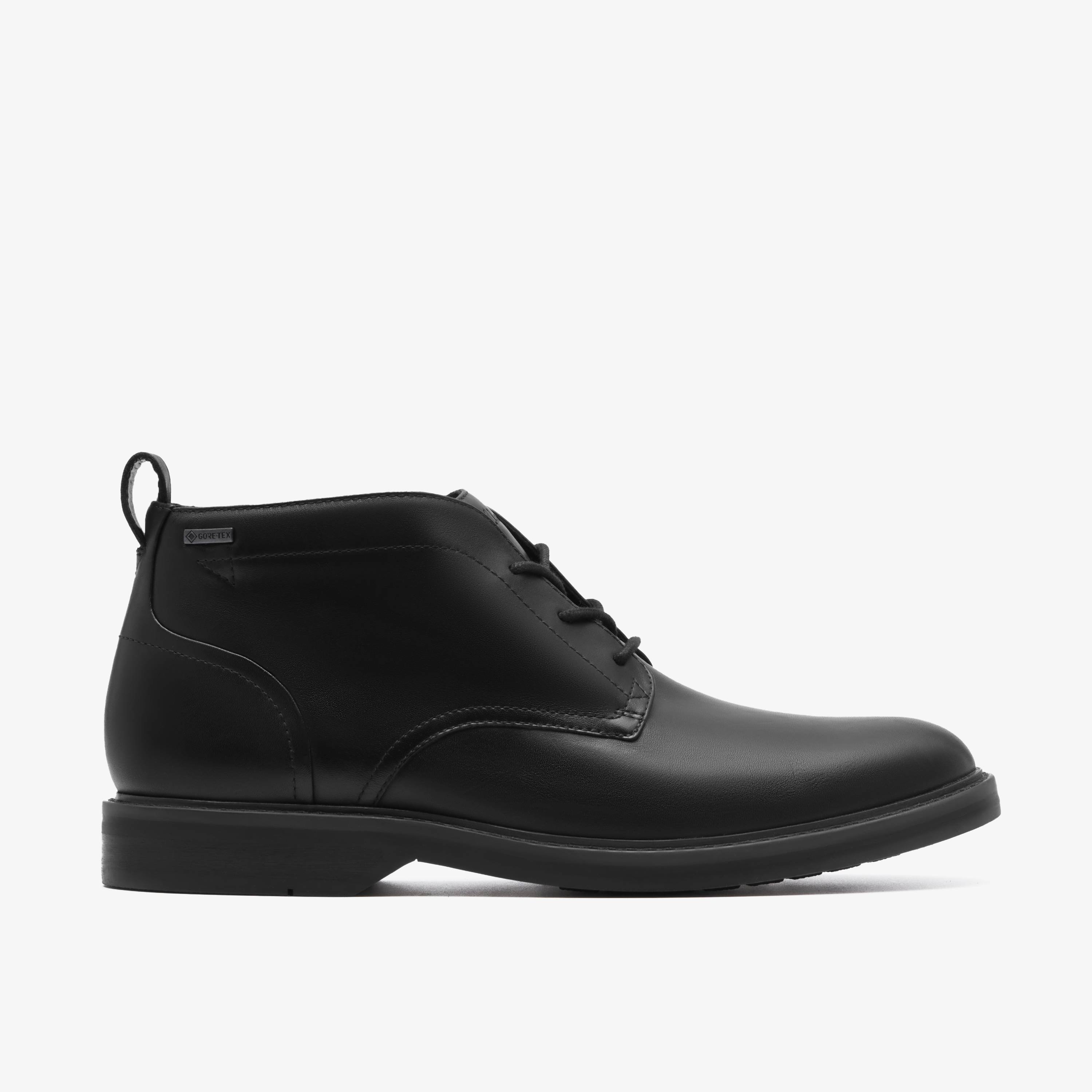 Ботинки Aldwin Mid GTX Clarks, Black Leather