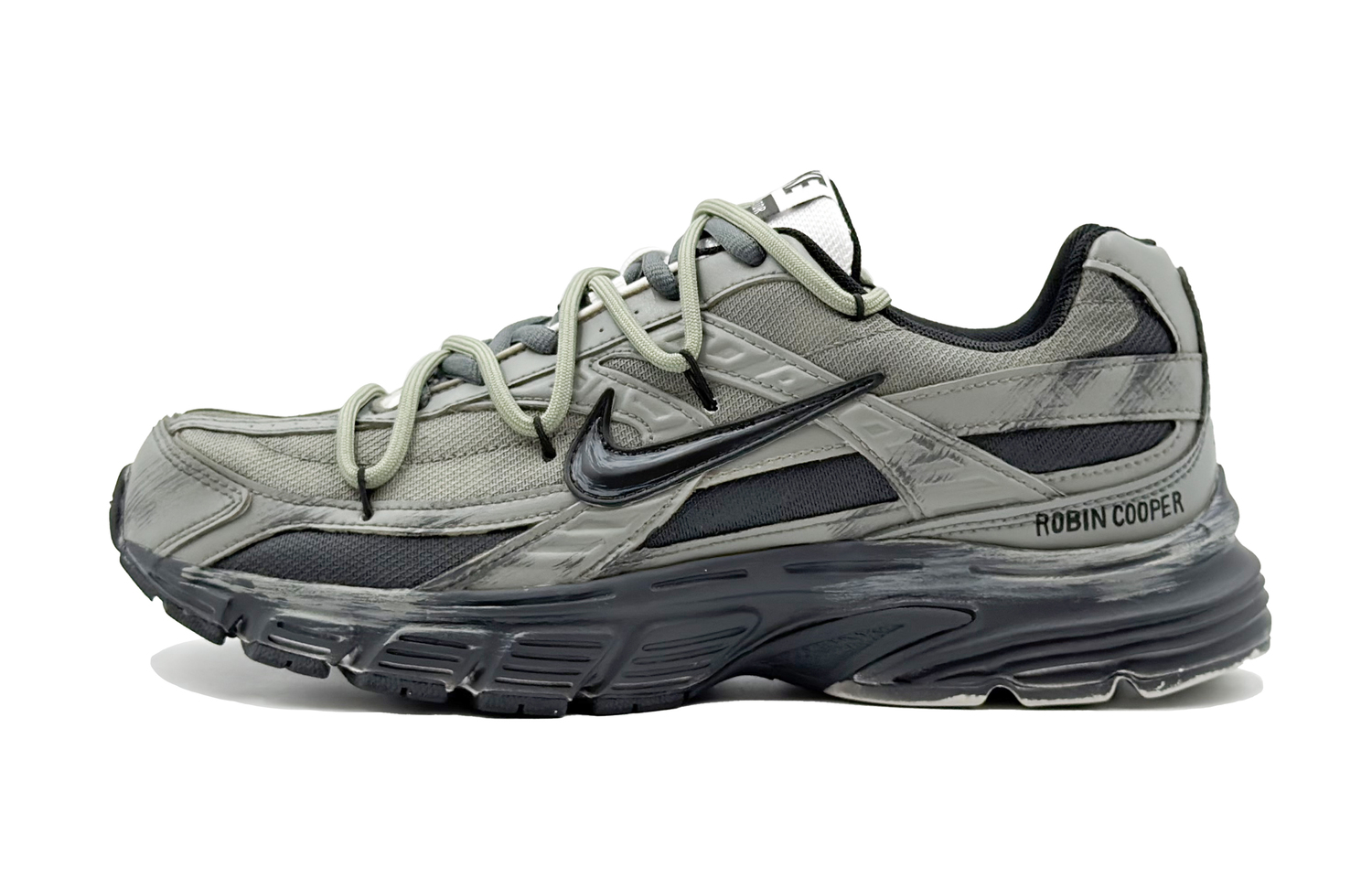 

Инициатор устойчивые к истиранию низкие кроссовки Unisex серо- Nike, зеленый