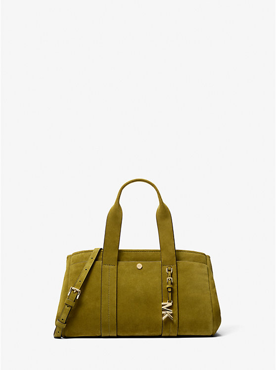 

Маленькая замшевая сумка Romee Michael Kors, зеленый