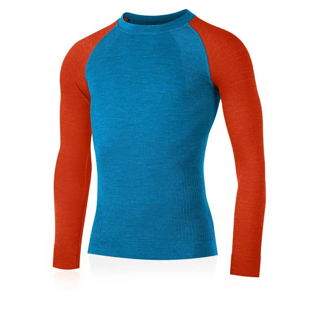 

Футболка Lasting MAPOL 5121 long sleeve, белый/синий