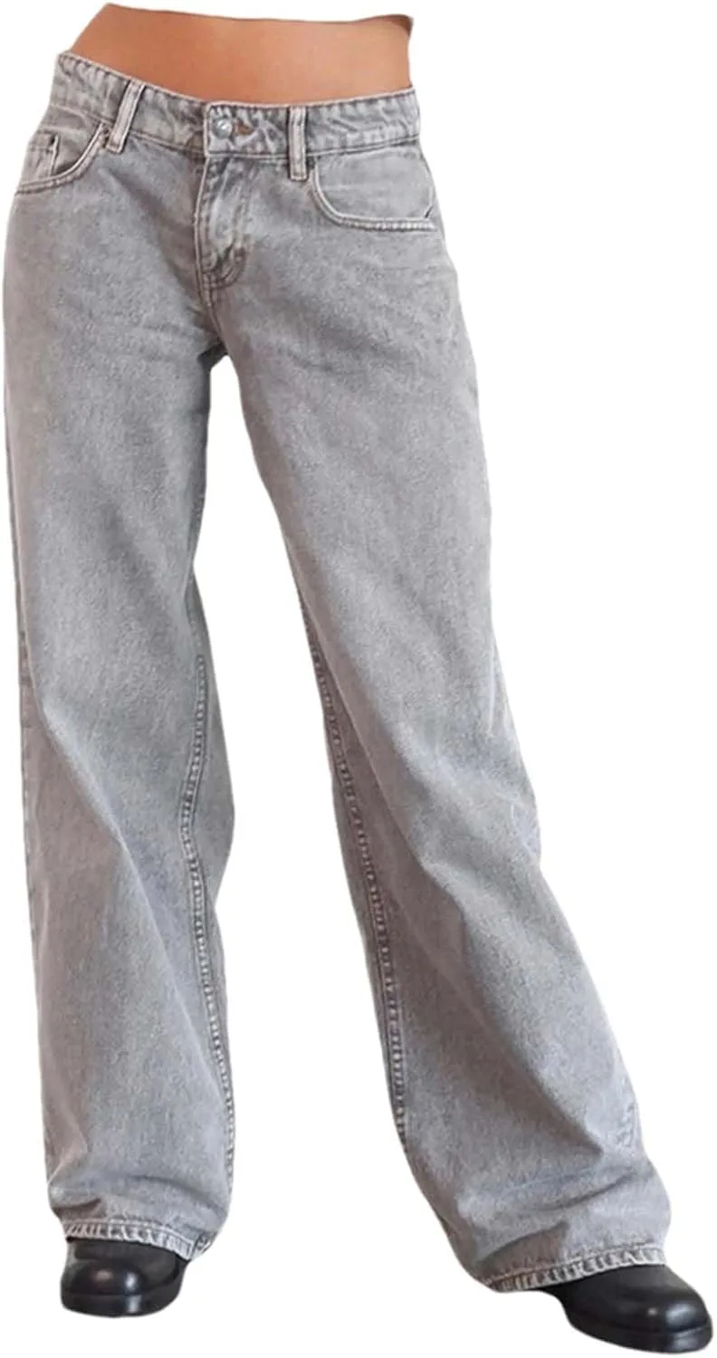 

Женские джинсы High Rise Wide Leg с эффектом Vintage, Relaxed Fit Hndudnff