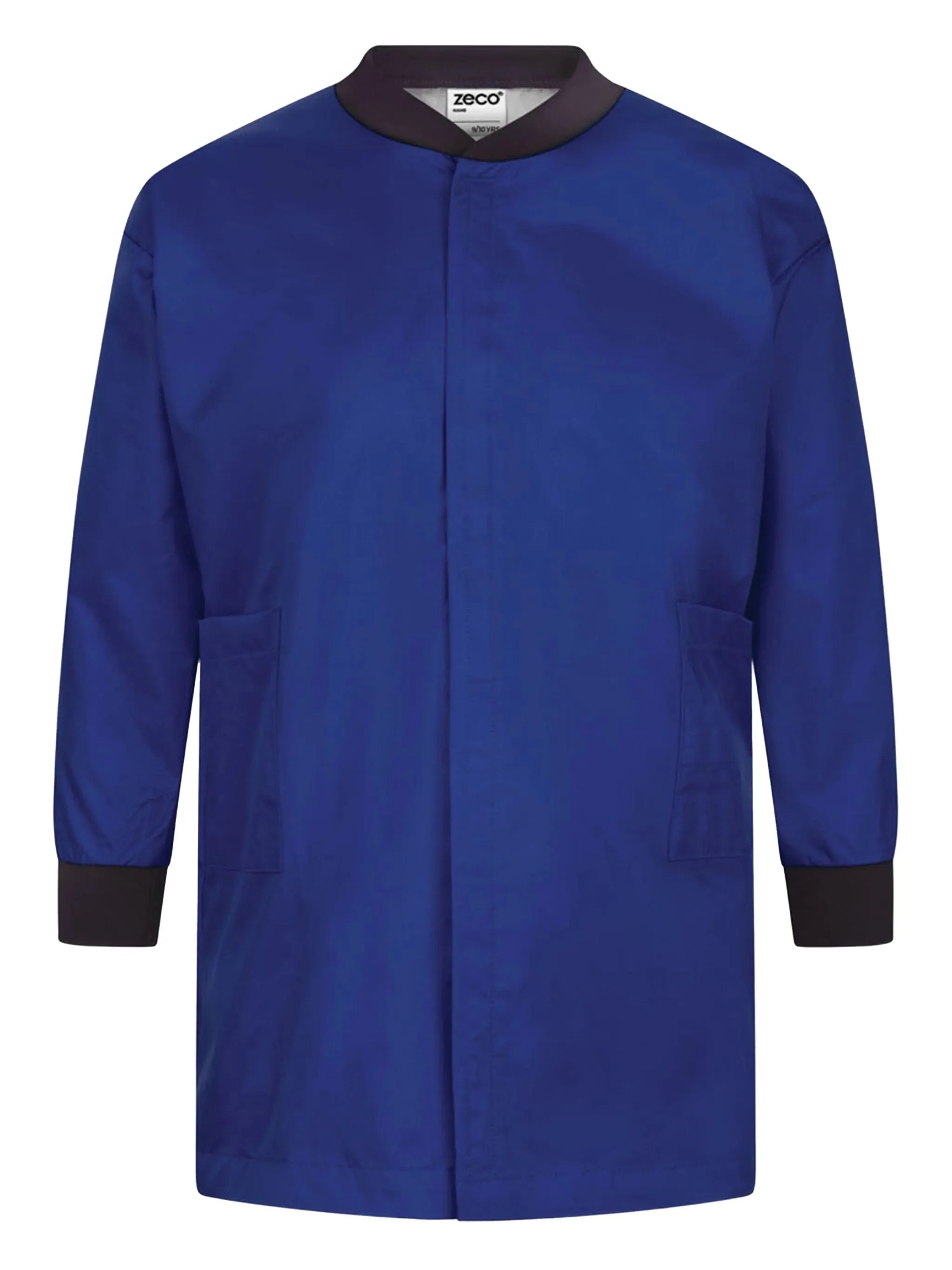 

Тренч с контрастным воротником Zeco Schoolwear Kids, синий