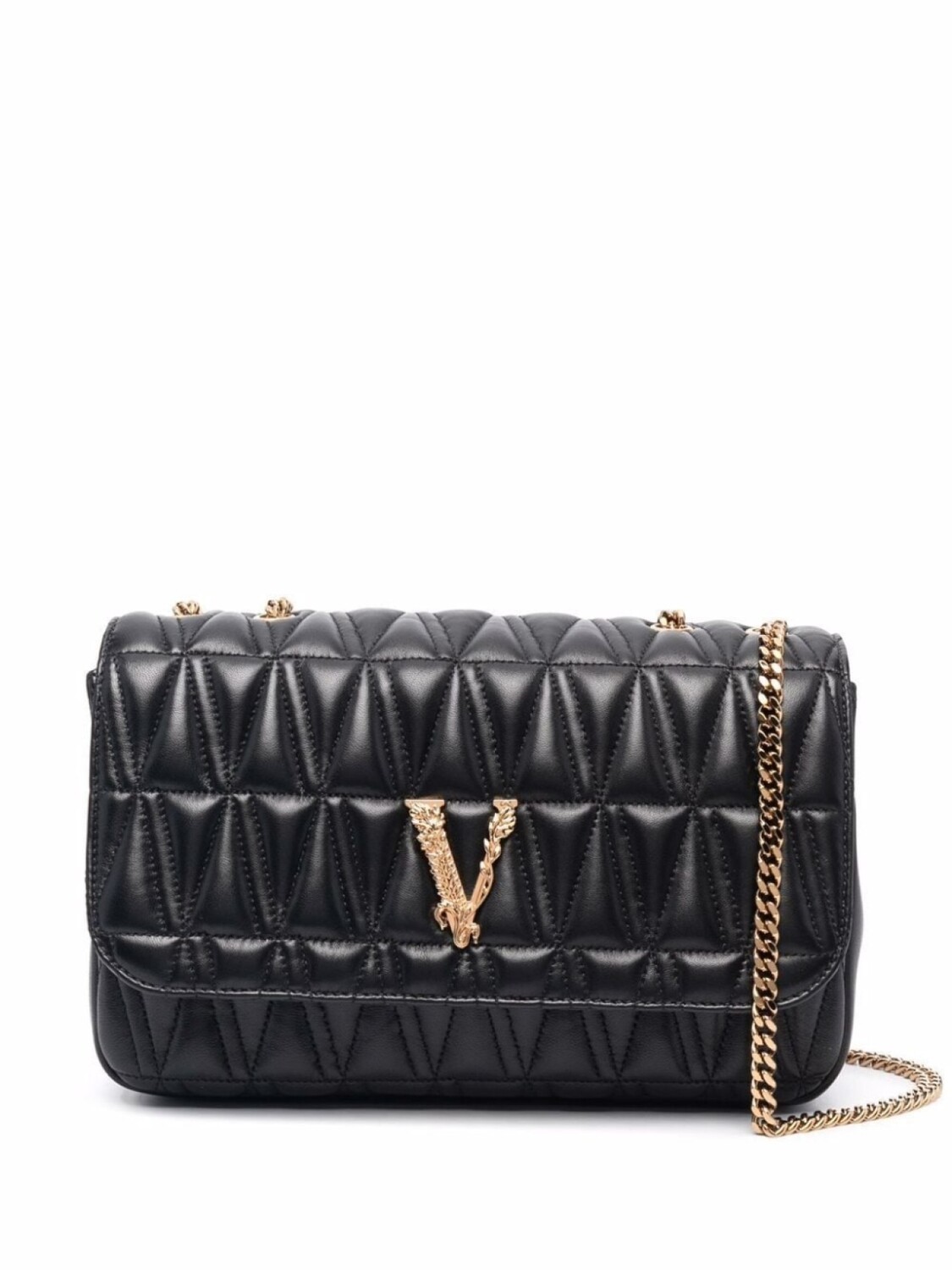

Сумка на плечо Versace Virtus, черный