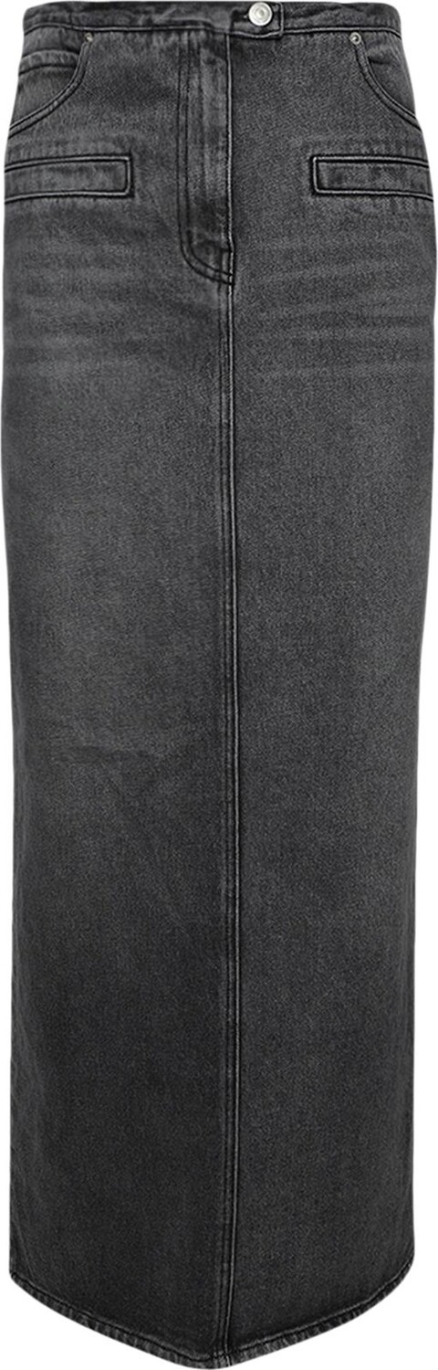 

Юбка Courrèges Heritage Stone Denim Long 'Stone Washed Grey', серый