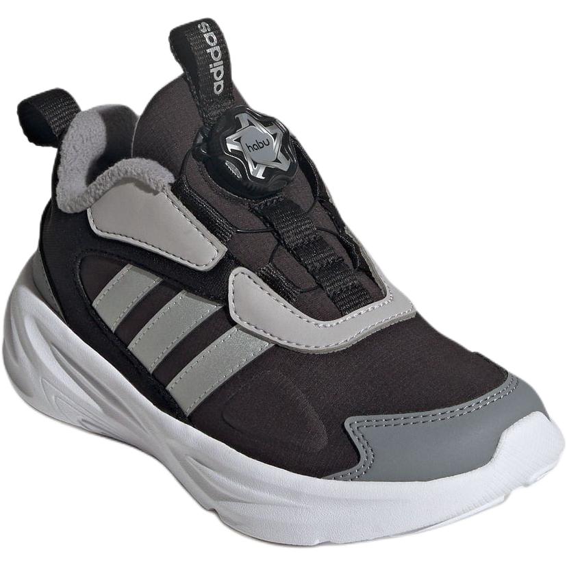 Adidas Ozelle низкие повседневные туфли black gray детские — фото 4